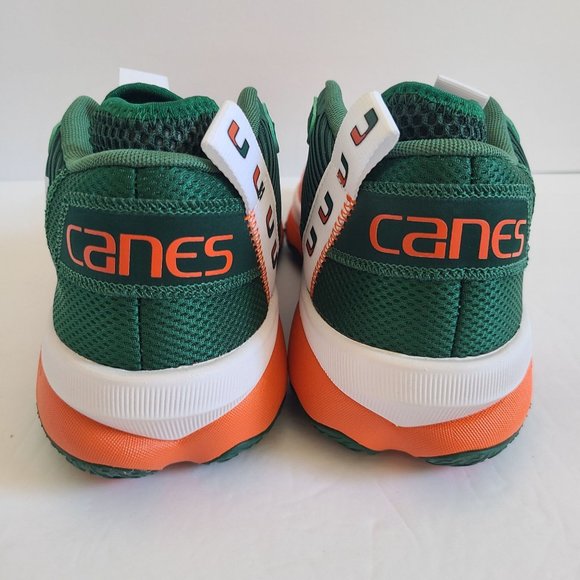 NEW Adidas Dame 8 Miami Hurricanes Basketball Shoes GZ9712 Size 8 Green - Picture 5 of 7